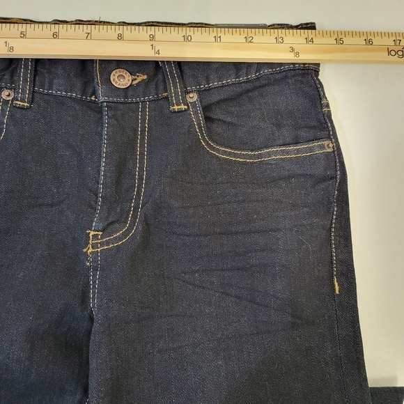Lucky Brand Jeans Kids 14 Dark Dark Wash Skinny‎ Straight Leg Five Pockets - Picture 9 of 10